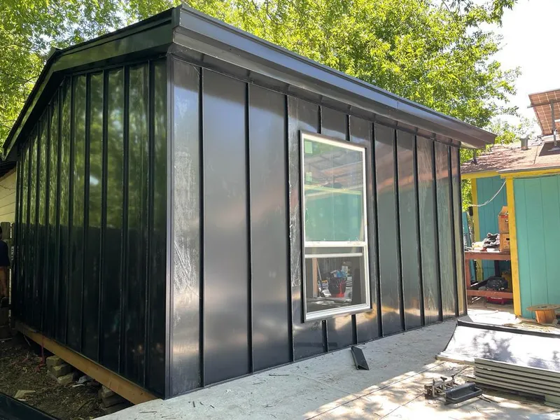 Black standing seam metal wall panels for Roof Inspection in Mahwah