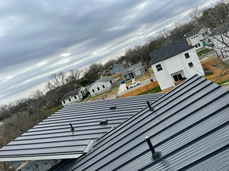 Standing seam metal roof panels with vents for Skylight Repair in Mahwah
